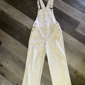 Abercrombie & Fitch white overalls